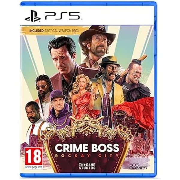 TV-spel - Crime Boss - Rockay City - PS5 - FPS-skytte - Onlineläge - PEGI 18+