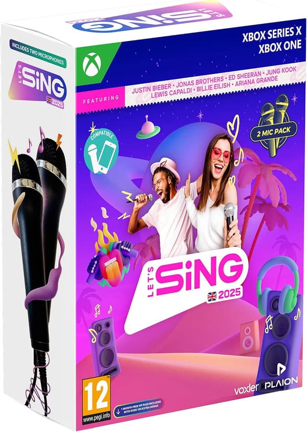 Lets Sing 2025 (Double Mic Bundle) (Xbox Series X)