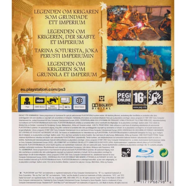 Genji Days of the Blade Playstation 3 PS3 (Brugt)