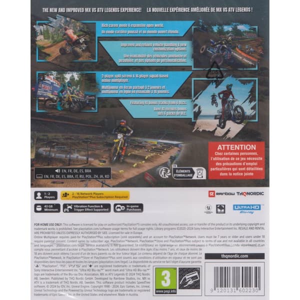 MX vs ATV Legends Season Two Playstation 5 PS5