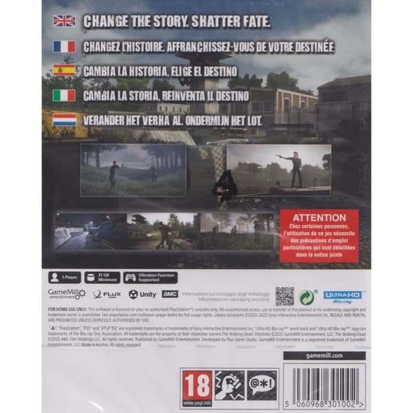 The Walking Dead Destinies Playstation 5 PS5
