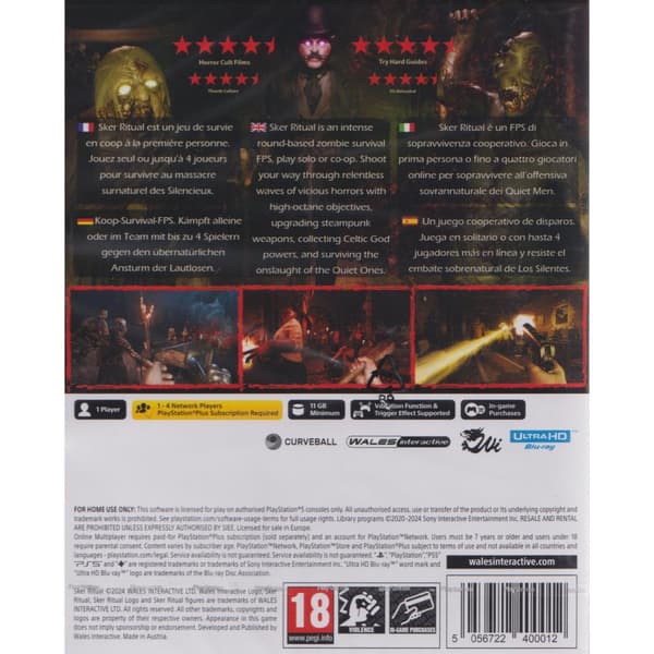 SKER Ritual Playstation 5 PS5