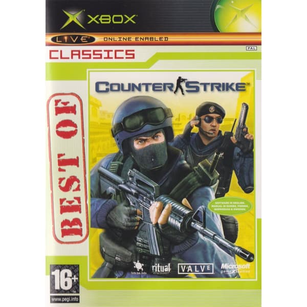 Counter Strike Xbox Best of Classics Nordic (Brugt)