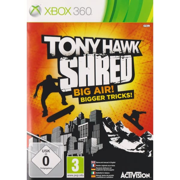 Tony Hawks Shred Xbox 360 (Brugt)