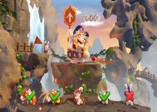 Festspel - Ubisoft - RABBIDS PARTY OF LEGENDS - 50 minispel - Upp till 4 spelare - Nintendo Switch