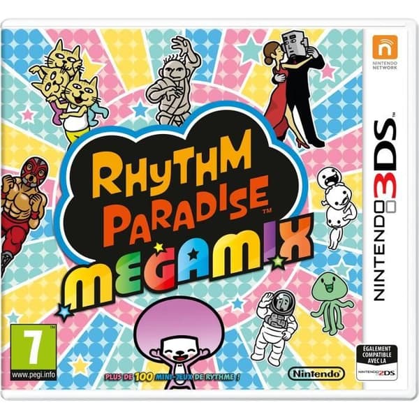 Rhythm Paradise Megamix - Nintendo 3DS-spel- USED
