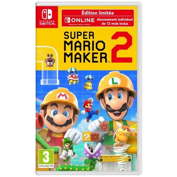 Super Mario Maker 2 - Limited Edition • Nintendo Switch-spel- USED