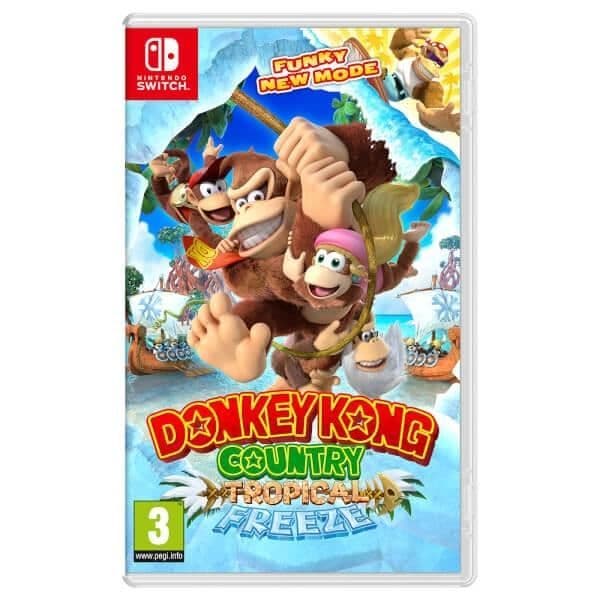 Videospel - Nintendo - Donkey Kong Country: Tropical Freeze - Flera spelare - Switch - PEGI 3+- USED