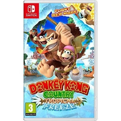 Videospel - Nintendo - Donkey Kong Country: Tropical Freeze - Flera spelare - Switch - PEGI 3+- USED