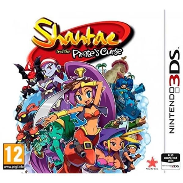 Videospel - Shantae - Och Piratens förbannelse - 3DS - Plattform - PEGI 12+ - Standardutgåva- USED