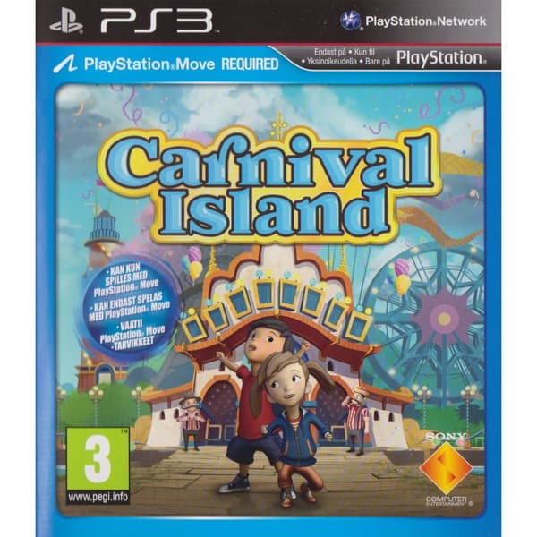 Carnival Island Playstation 3 PS3 Move Nordic (Begagnad)