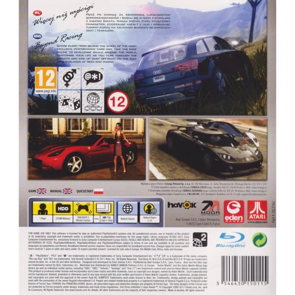 Test Drive Unlimited 2 Playstation 3 PS3 (Begagnad)