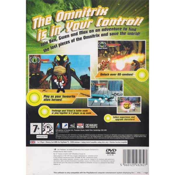 Ben 10 Protector of Earth Playstation 2 PS2 (Brugt)