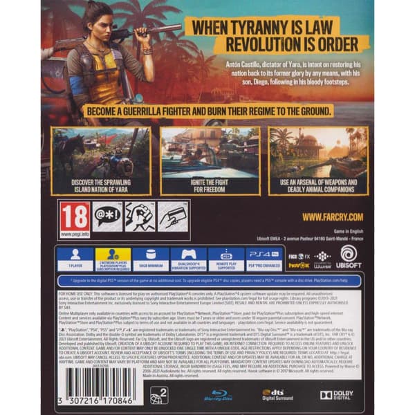 Far Cry 6 Playstation 4 PS4 (Brugt)