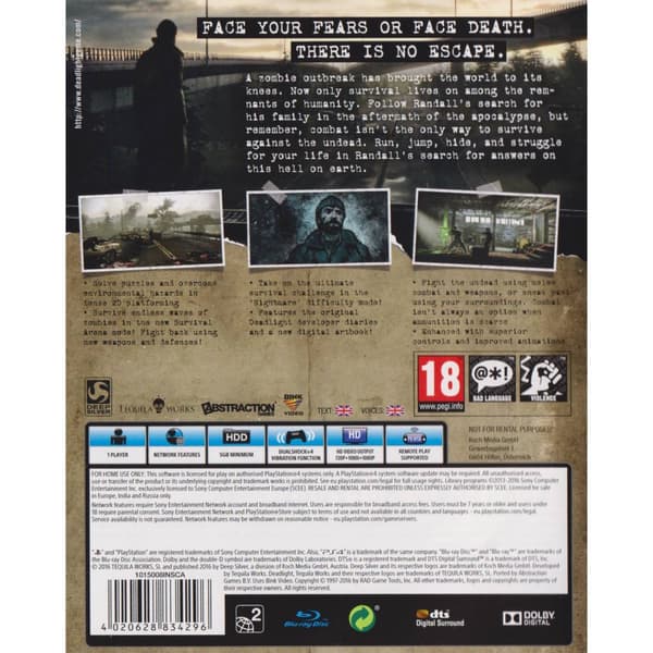 Deadlight Directors Cut Playstation 4 PS4 (Brugt)