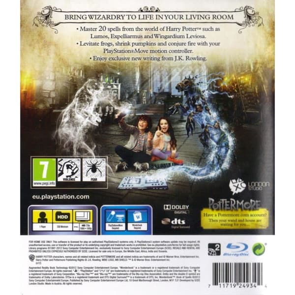 Book of Spells Playstation 3 PS3 Move (Begagnad)
