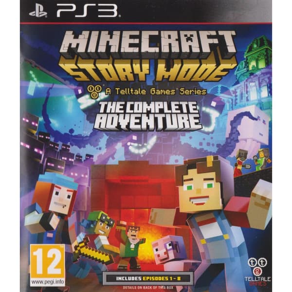 Minecraft Story Mode The Complete Adventure Playstation 3 PS3 (Brugt)