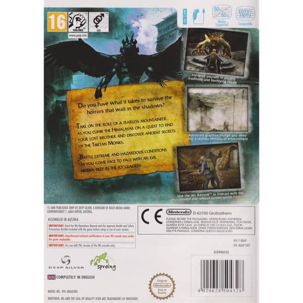 Cursed Mountain Nintendo Wii (Käytetty)