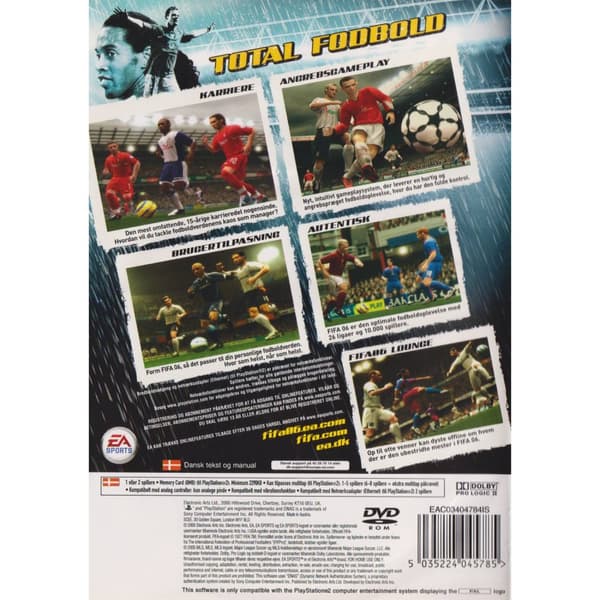 FIFA 06 Playstation 2 PS2 Danish (Brugt)