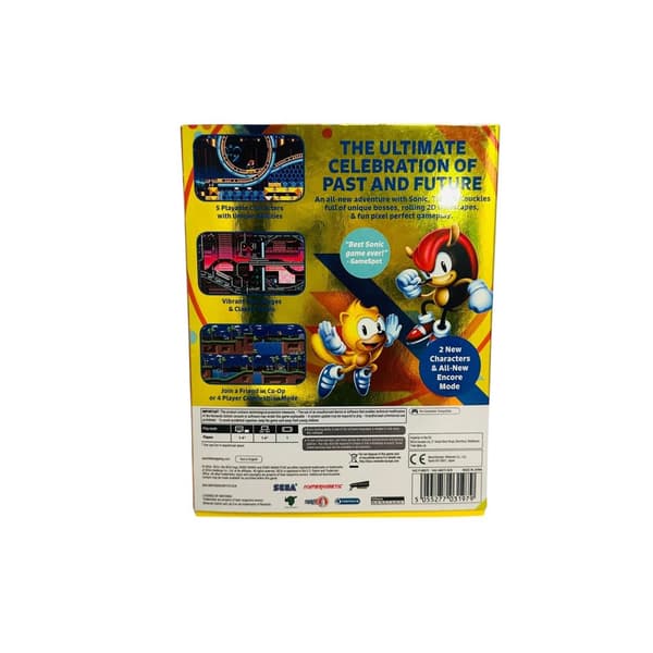 Sonic Mania Plus med artbook och slipcover BEG SCN