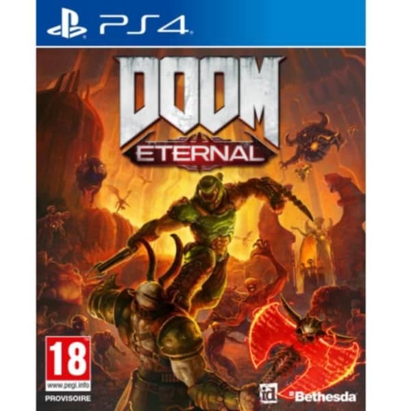 Spel PS4 - Bethesda - Doom Eternal - Äventyr - Standardutgåvan - PEGI 18+- USED