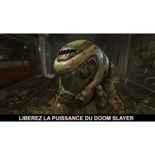 Videospels - SHOT CASE - Doom Eternal - PS4 - Skjutning - FPS - Standardutgåvan- USED