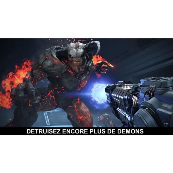Videospels - SHOT CASE - Doom Eternal - PS4 - Skjutning - FPS - Standardutgåvan- USED