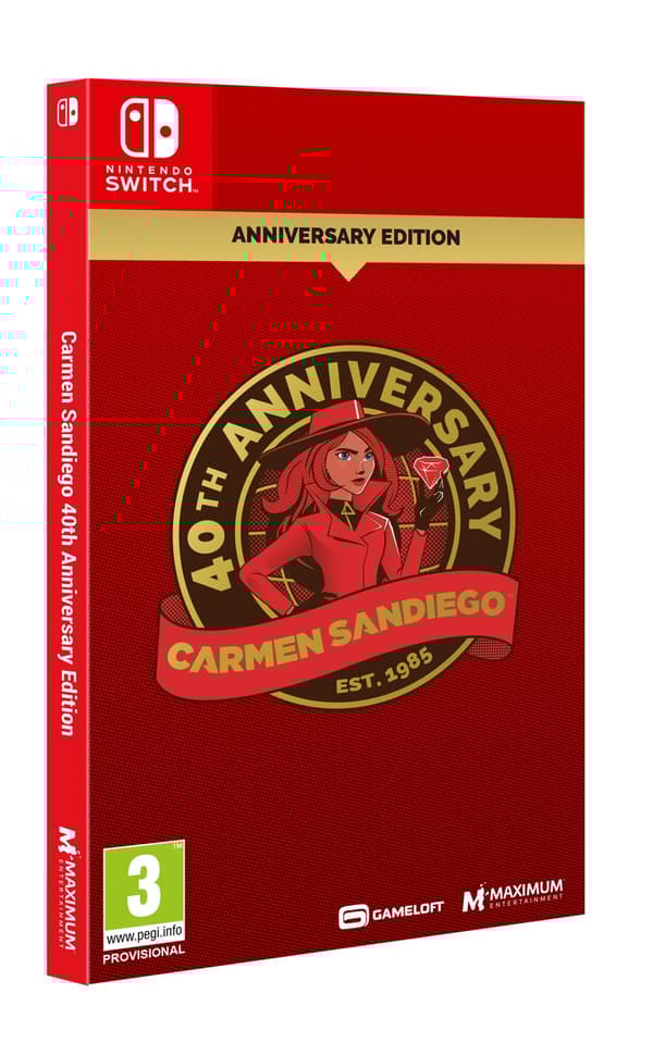 Carmen Sandiego 40th Anniversary Edition (Nintendo Switch)