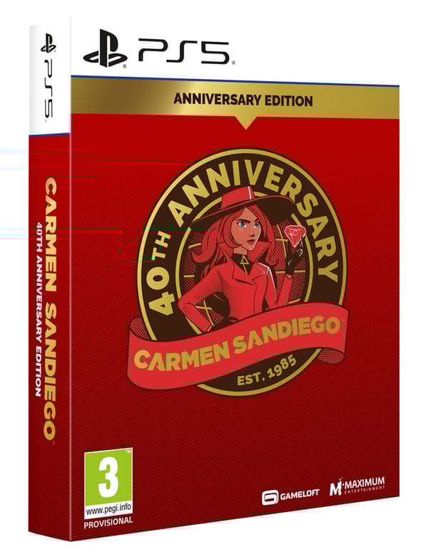 Carmen Sandiego 40th Anniversary Edition (PlayStation 5)