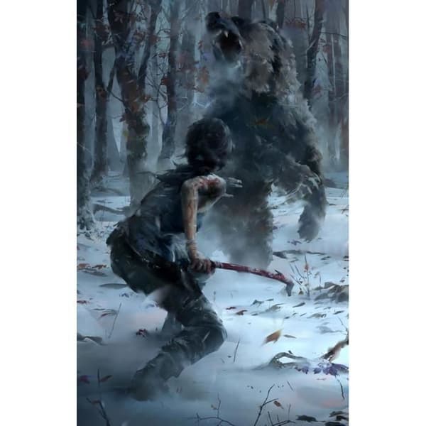 Rise of The Tomb Raider Xbox One-spel- USED