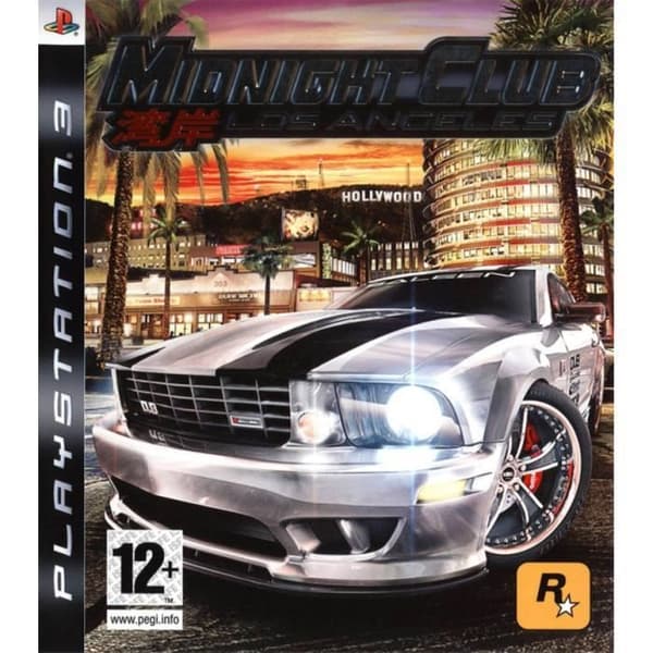 Racing game - Rockstar Games - Midnight Club Los Angeles - Öppen värld - Realistisk grafik - PS3- USED