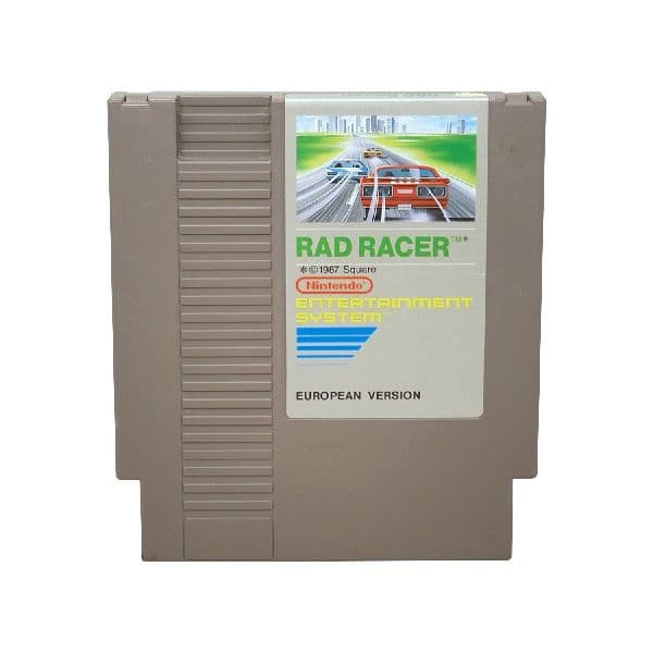Rad Racer Omärkta Svenska utgåvan 5 skruvar