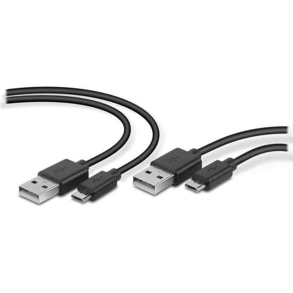 Speedlink - SpeedLink STREAM Play  Charge USB Cable Set - for PS4, black (PlayStation 4)