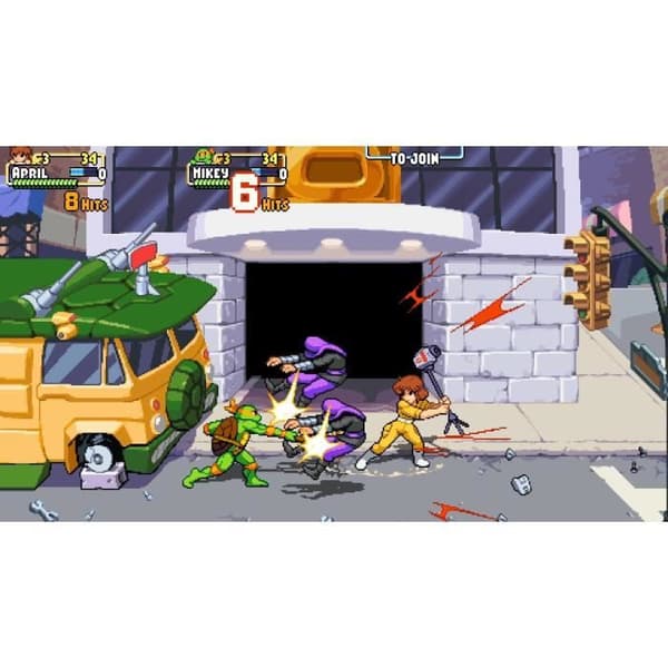 Teenage Mutant Ninja Turtles: Shredder's Revenge PS4-spel