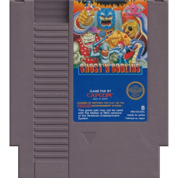 Ghost n Goblins Nintendo NES SCN (Brugt)