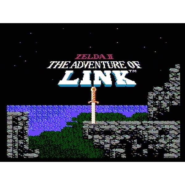 Zelda II The Adventure of Link Nintendo NES EEC (Brukt)