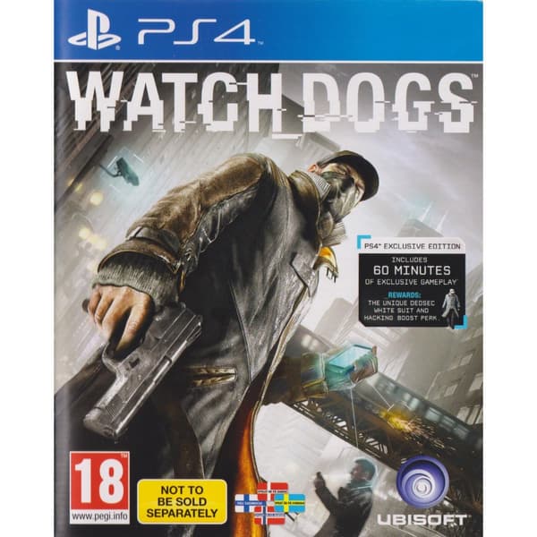 Watch Dogs Playstation 4 PS4 Nordic Bundle Copy (Brugt)