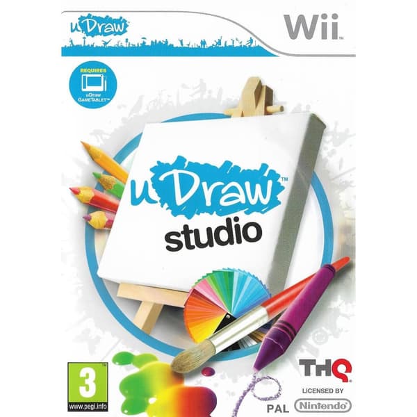 uDraw Studio Nintendo Wii Bundle Copy (Brukt)