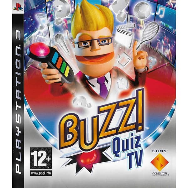 Buzz Quiz TV Playstation 3 PS3 Nordic Bundle Copy (Brugt)