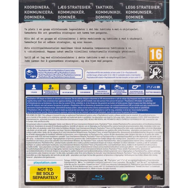 Firewall Zero Hour Playstation 4 PS4 VR Nordic Bundle Copy (Brugt)