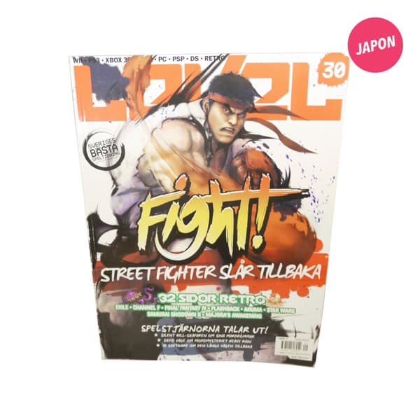 Level Nr 30 "Street Fighter" 32 sidor RETRO