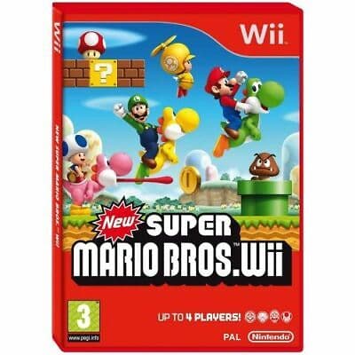 New Super Mario Bros (Nintendo Wii Game)  Pre-Owned