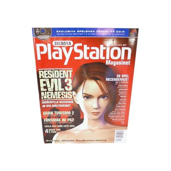 Svenska Playstation magasinet Nr 27 Resident Evil 3 Nemesis Overblood 2