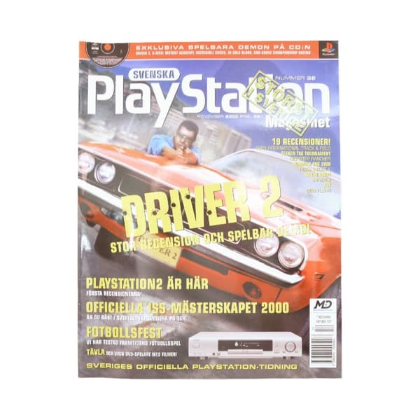 Svenska Playstation Magasinet Nr 36 Driver 2 Playstation 2 är här!