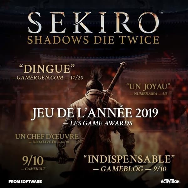 SEKIRO: Shadows Die Twice PS4-spel- USED
