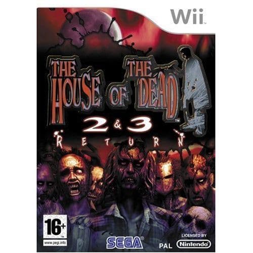 Wii Shooter - THE HOUSE OF THE DEAD 2 AND 3 RETURN - FPS - PEGI 16+- USED