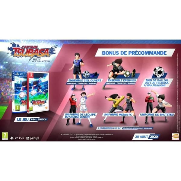 Captain Tsubasa: Rise Of New Champions-spelet Nintendo Switch- USED