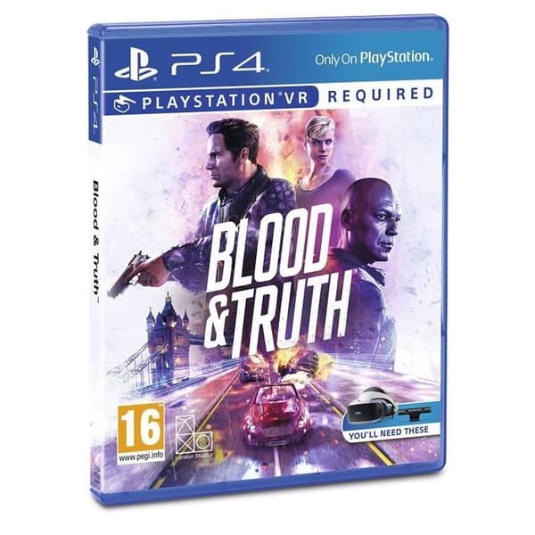 Blood &amp; Truth PS4-spel (PSVR R- USED