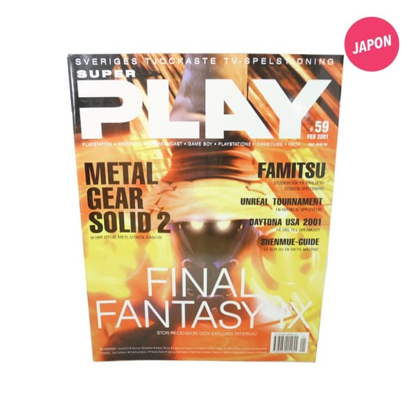 Super Play, Nr 59 2001 "Final Fantasy IX Intervju" Famitsu Shenmue Guide