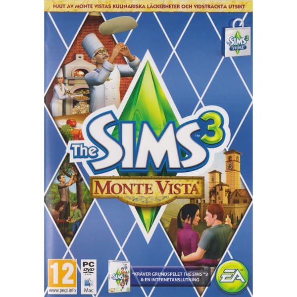 The Sims 3 Monte Vista PC DVD Swedish (Begagnad)